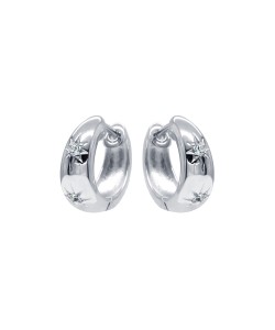 Silver Hoop Earring HO-2402